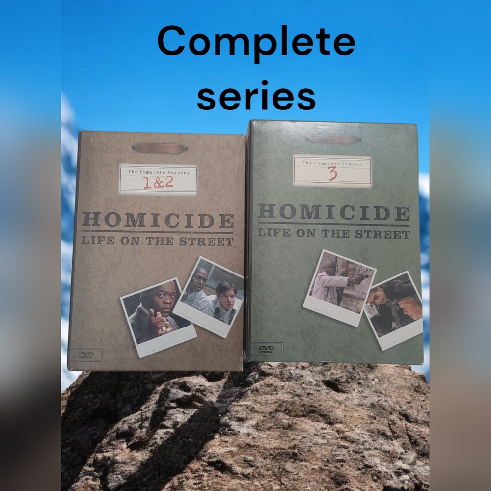 The complete season 1 2 3 Homicide life on the street DVD series drama lot